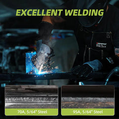 SEESE 155Amp MINI Portable Welding Machine, Stick Welder, AC 110/220V smart conversion, LED Display Digital Welder, Portable MMA Arc Welder Gift for Thanksgiving,Christmas,New Year