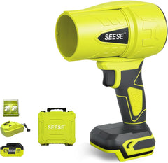 SEESE Turbo Jet Leaf Blower, Violent Fan,Car Drying After Wash,Handheld Snow Blower,Cordless Turbo Power Air Duster,Good Choice For Gifts,Home Improve,Garden Mainte，Excellent Gift for Christmas and New Year